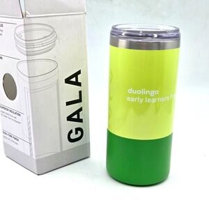 Gala‎ Brand Stainless Steel Travel Tumbler 16 oz Duolingo Early Learners